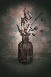 Naturaleza muerta botánica rústica