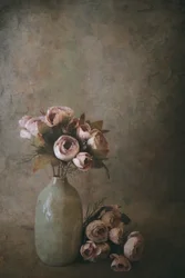 Bodegón floral delicado