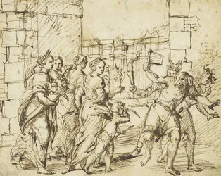 La fiesta de los Lupercales en Roma: Cupido y las personificaciones de la fertilidad se encuentran con los Luperci vestidos de perros y cabras