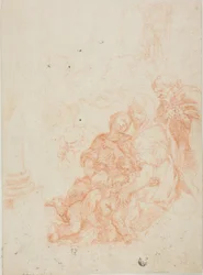 Sagrada Familia con el Niño San Juan