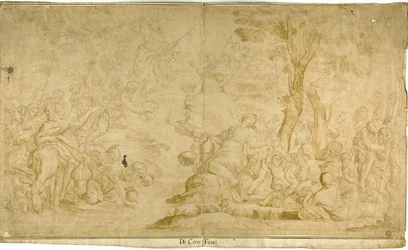 Moisés golpea la roca