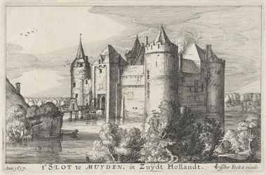 Vista del Muiderslot
t