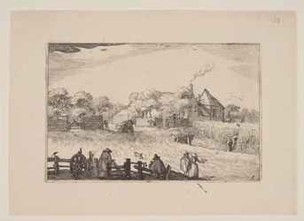 La posada de Pot, de Vistas en los alrededores de Haarlem (Plaisante Plaetsen)