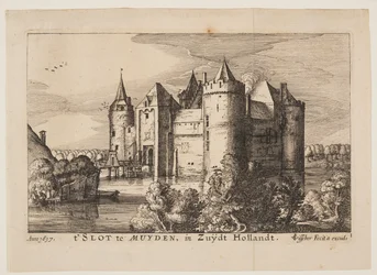 El castillo de Muiden (al revés), de Cuatro castillos en Holanda y Utrecht