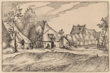 Granjas en un pueblo