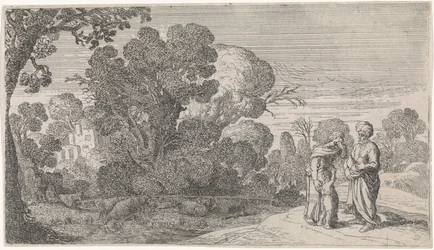 Expulsión de Agar e Ismael Historia de Abraham (título de la serie)