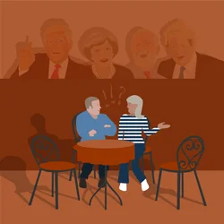 Debate en el café