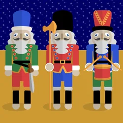 Cascanueces navideños - Símbolos de buena suerte