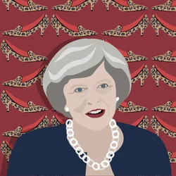 Theresa May y el tacón de gatito