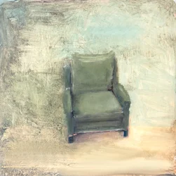 Sillón verde apagado