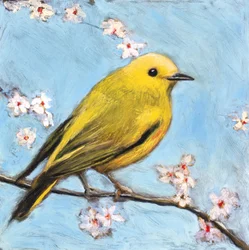 Flores de primavera de Yellow Bird