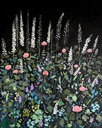 Las flores del jardín nocturno