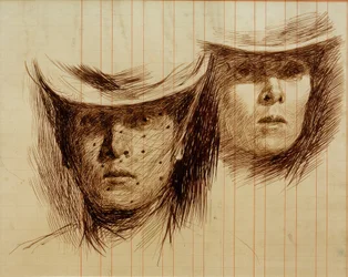Elisabeth(?) y Clara Siewert