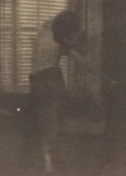 Modelo en Estudio de Nueva York, c. 1915