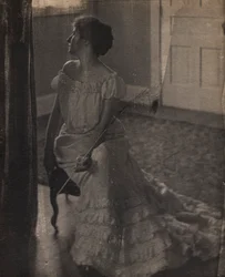 La pluma de pavo real, ca. 1902.