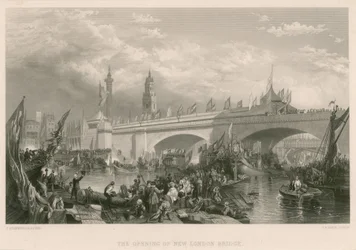 La inauguración del Puente de Londres