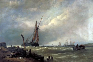 En el Texel, 1856