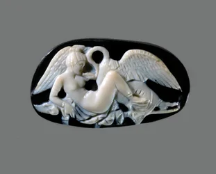 Leda y el cisne camafeo, siglo III d.C.