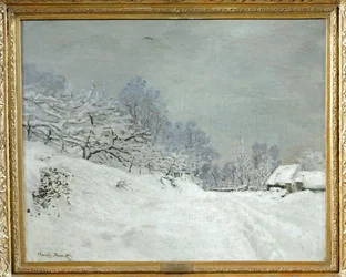 Alrededores de Honfleur. Nieve ...