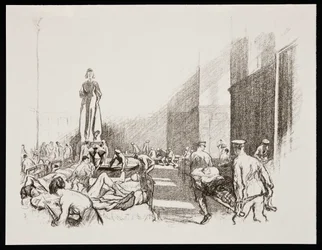 En el hospital en Inglaterra, 1917