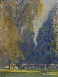 Té en los Jardines de Kensington, 1914, 1920