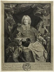 Retrato de Charles-Gaspard-Guillaume de Vintimille, arzobispo de París