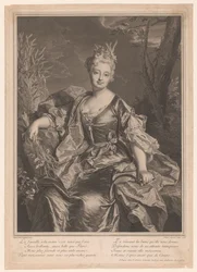 Retrato de Marguerite Henriette de La Briffe Le Bret como Ceres