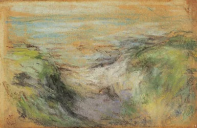 Un camino entre dunas hacia el mar