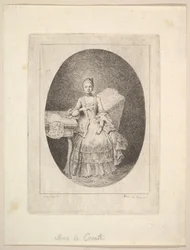 Retrato de Marguerite Le Comte