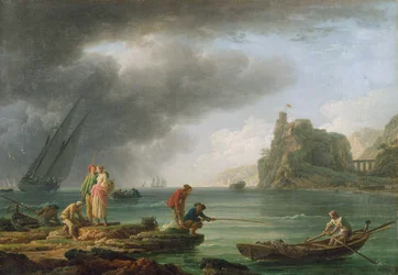 Escena costera