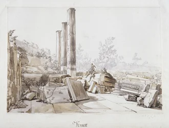 Ruinas del Templo de Serapis en Pozzuoli, 1750