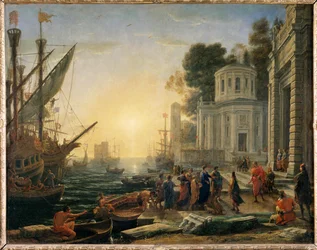 El desembarco de Cleopatra en Tarso para reunirse ...