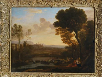 Paisaje con París y Oenone, dice el ...