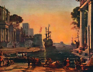 Un Puerto Vue dun Port de Mer: Effet de Brume, siglo XVII, 1911