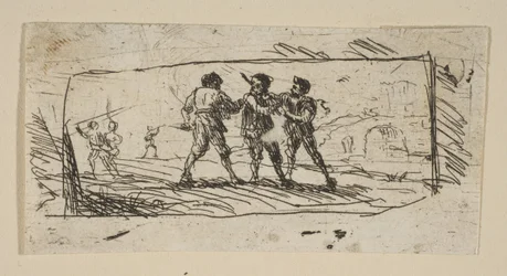 Estudio con Bandidos Sección Inferior, ca. 1633