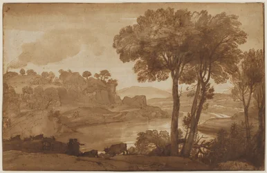 Vista del Acqua Acetosa (recto)