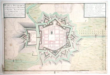 Atlas 131 E Plano de Saarlouis, de Traité de Fortifications