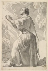 Un joven santo en oración