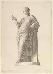 Estatua antigua de la Musa Talía, 1669