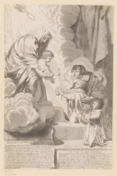 Ana de Austria entrega la regencia del reino de Francia al Niño Jesús