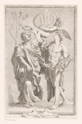 Apolo corona a Publius Vergilius Maro Titelpage voor: Publius Vergilius Maro, Ópera de Publius Virgilius Maronis, 1641