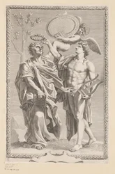 Apolo corona a Publius Vergilius Maro Titelpage voor: Publius Vergilius Maro, Ópera de Publius Virgilius Maronis, 1641