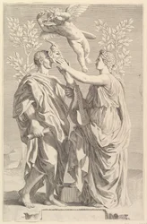 Frontispicio: Horacio, Quinti Horatii Flacci Opera, 1642