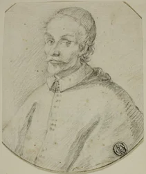 Busto retrato de un cardenal