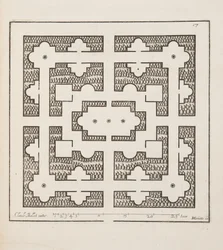 Diseño para Parterre, del Theatre des Plans et Jardinages, pub.1652