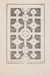 Diseño para Parterre, de Theatre des Plans et Jardinages, pub.1652
