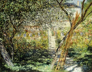Un jardín en Vétheuil, 1881