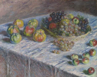Manzanas y uvas