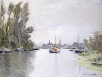 Argenteuil, vista del Brazo Pequeño del Sena, 1872