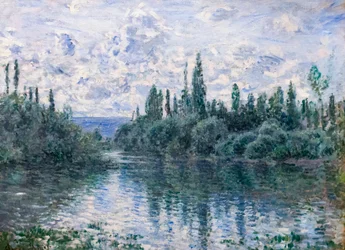 Brazo del Sena cerca de Vetheuil, c. 1878 (óleo sobre lienzo)
